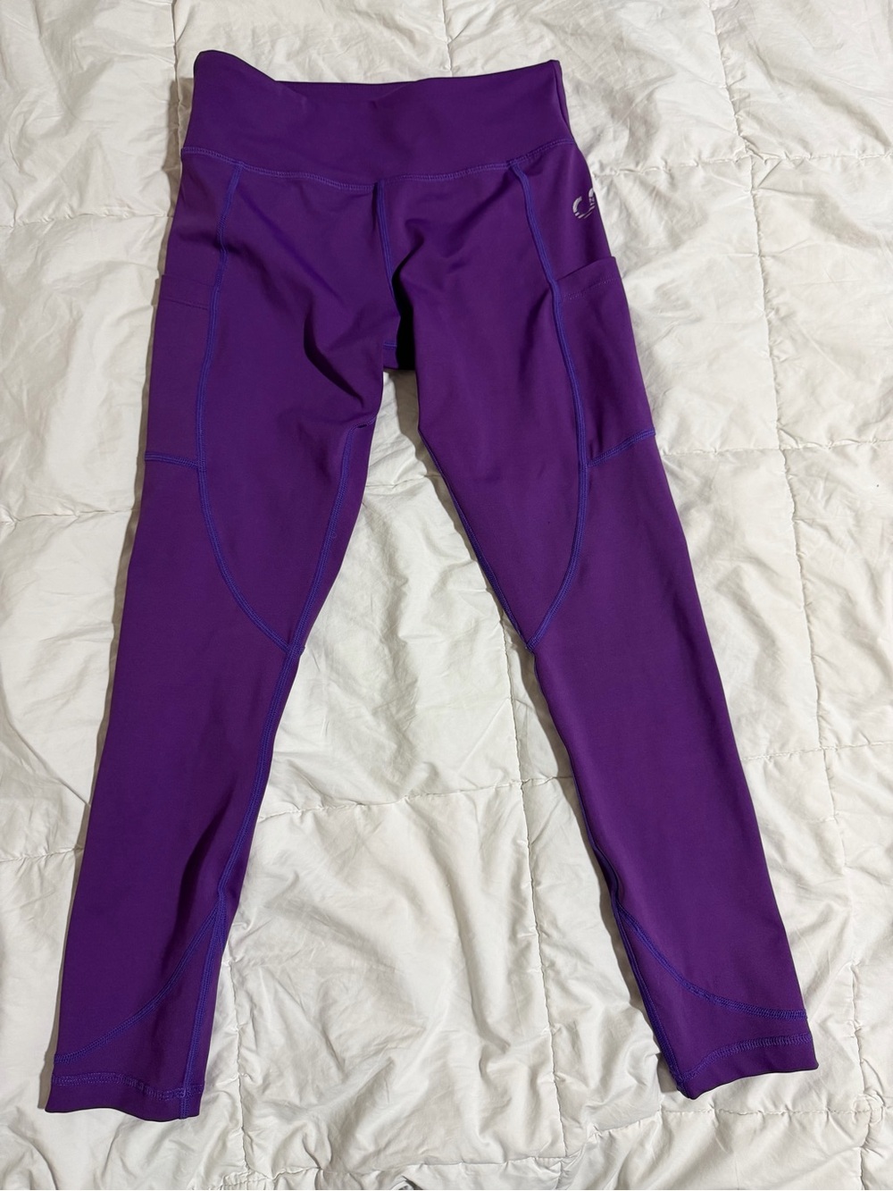Women’s Curves N Combatboots Purple Active Leggings